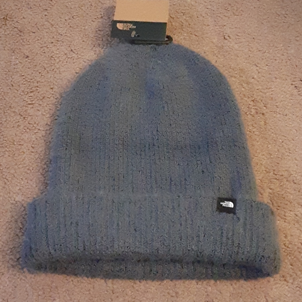 North face plush beanie